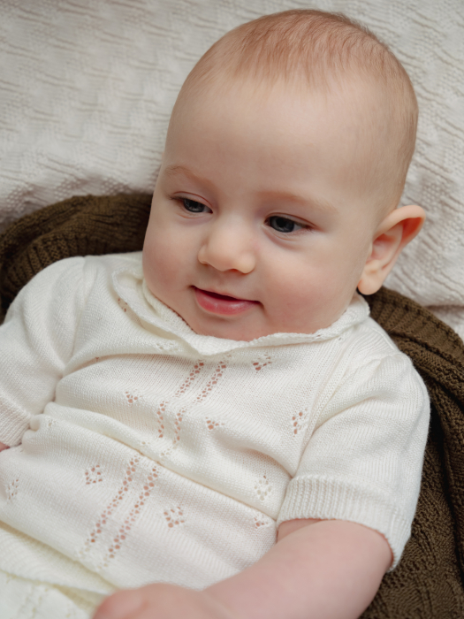 Set UNA in White Viscose and Merino blend [8]