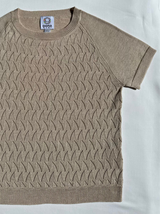Set UNO in Beige Viscose and Merino blend [5]