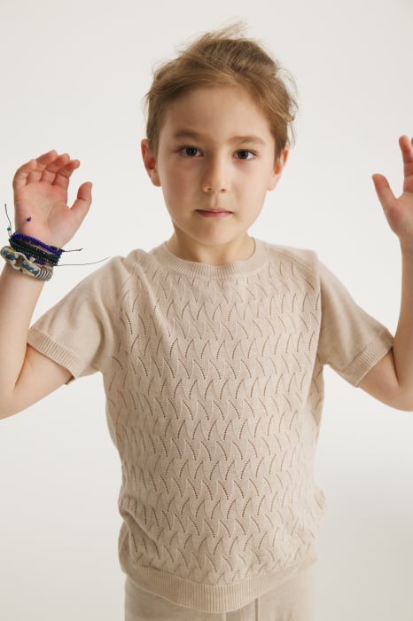 Set UNO Bej din Vâscoză și Merino [5]