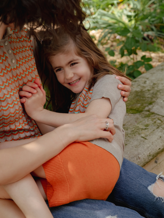 Tricou Tricotat Mama Roona in Dungi din Vâscoză și Merino [2]