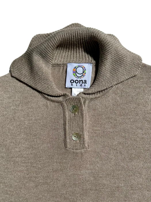 T-shirt Roona in Beige Viscose and Merino blend [6]