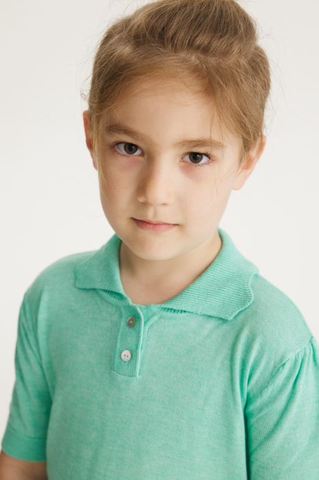 Tricou Tricotat Roona Turcoaz din Vâscoză și Merino [2]