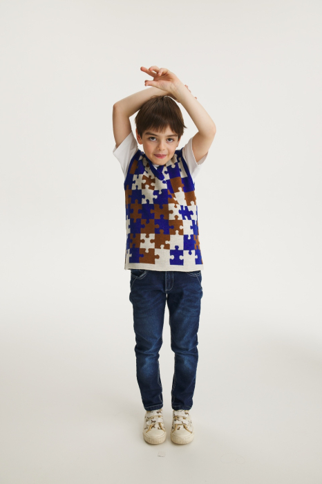 Vesta Puzzle albastru [3]