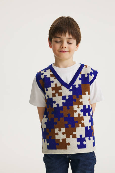 Vesta Puzzle albastru [4]