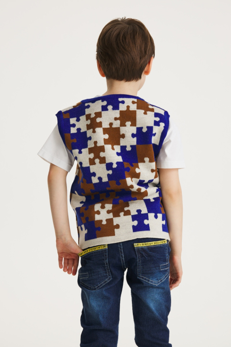 Vesta Puzzle albastru [2]