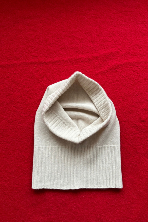 Balaclava Bej din 100% casmir [3]