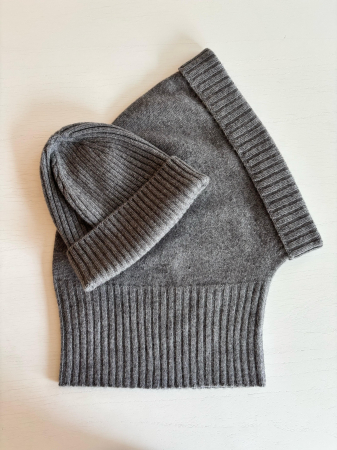 Accesorii - Balaclava Gri din 100% casmir