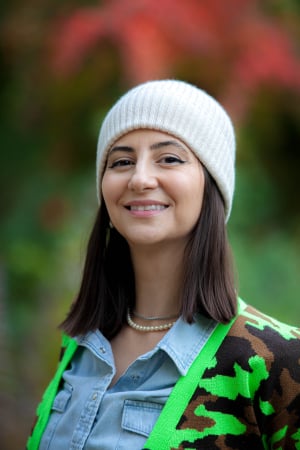 Accesorii - Căciulă Rib Bej din cașmir pentru adulți