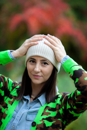 Beanie Rib in Beige cashemere [2]