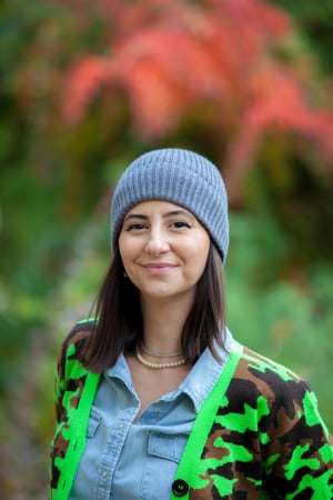 Accesorii - Căciulă Rib gri din cașmir pentru adulți