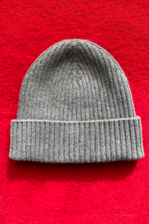 Boys - Beanie Rib in Grey cashemere
