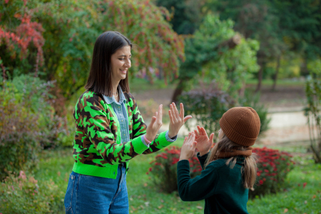 Cardigan Army Neon MOM [4]