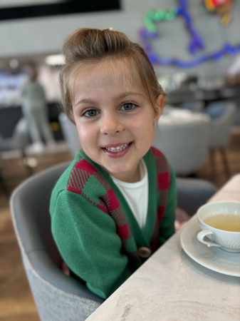 Cardigan Jacquard Verde-Ciclam din lână merinos [1]