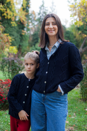 Cardigan Nostalgia in Navy merino wool [6]