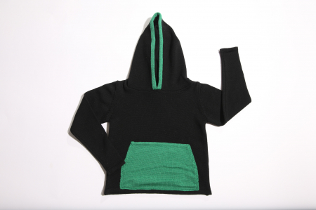 Hanorac Koala cu Buzunar Verde din lână merinos [5]