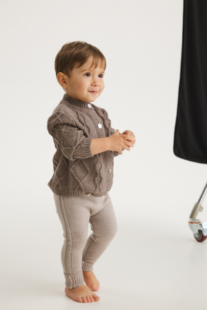 Sets - Pants Noah in Beige merino wool