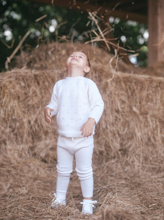 Băieți - Pantaloni Noah din lână merinos