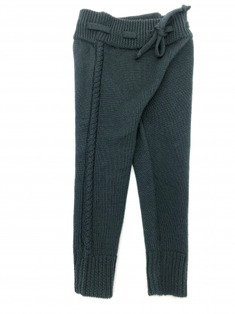 Pantaloni Noah Verzi din lână merinos [3]