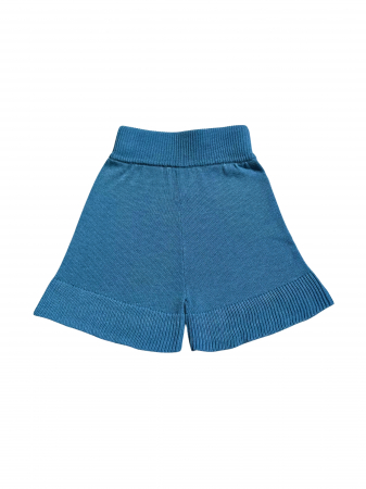 Shorts Roona in Blue Viscose and Merino blend [3]