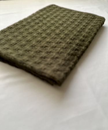 Păturica ZEN Kaki din lână merinos [4]