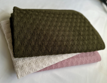 Păturica ZEN Kaki din lână merinos [5]