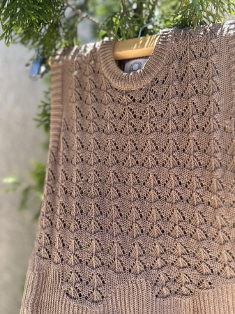 Rochița Scoica 2.0 din bumbac organic Nude [5]