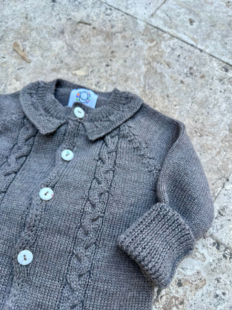Onesie LilCloud in Brown merino wool [4]