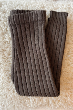 Set Seamless Rib Kaki din lână merinos [3]