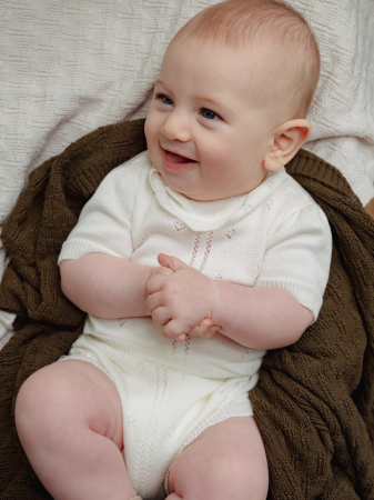 Set UNA in White Viscose and Merino blend [6]
