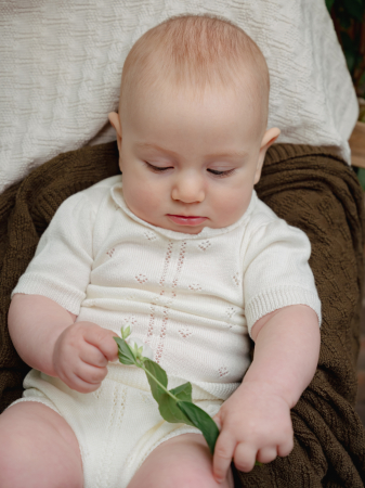 Set UNA in White Viscose and Merino blend [4]