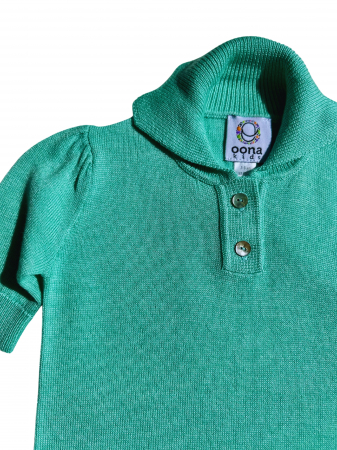 Tricou Tricotat Roona Turcoaz din Vâscoză și Merino [4]
