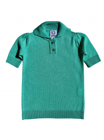 Tricou Tricotat Roona Turcoaz din Vâscoză și Merino [3]