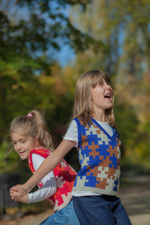 Fetițe - Vesta Puzzle albastru