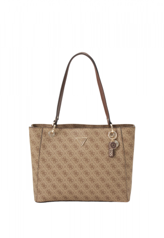 Soldare - Geanta dama maro de mana Tote Bag Noelle Guess
