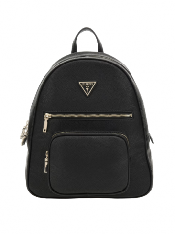 Soldare - Rucsac Dama din Piele Ecologica Negru Mare Guess