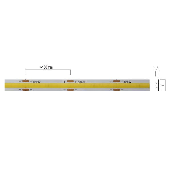 Banda Led COB 3000K CRI90 5M [2]
