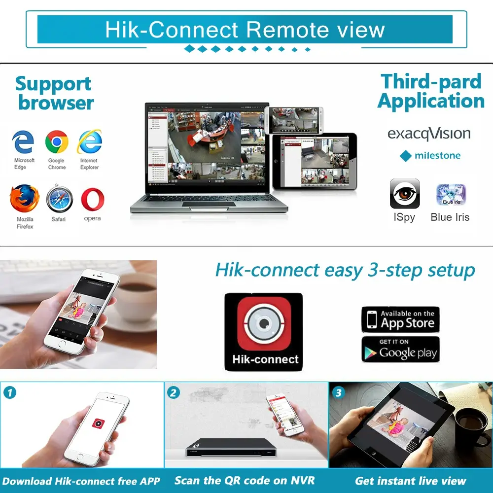 Camera de supraveghere IP 6.0MP cu lentila 2.8mm, audio bidirectional, conectivitate Wi-Fi, senzor PIR si card SD - HIKVISION [8]