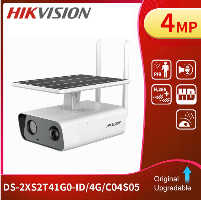 Camera supraveghere exterior IP cu panou solar profesionala, 4G, 4MB, slot card microSD, microfon si difuzor [2]