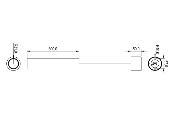 Pendul slim LED Loxone Tree White [11]