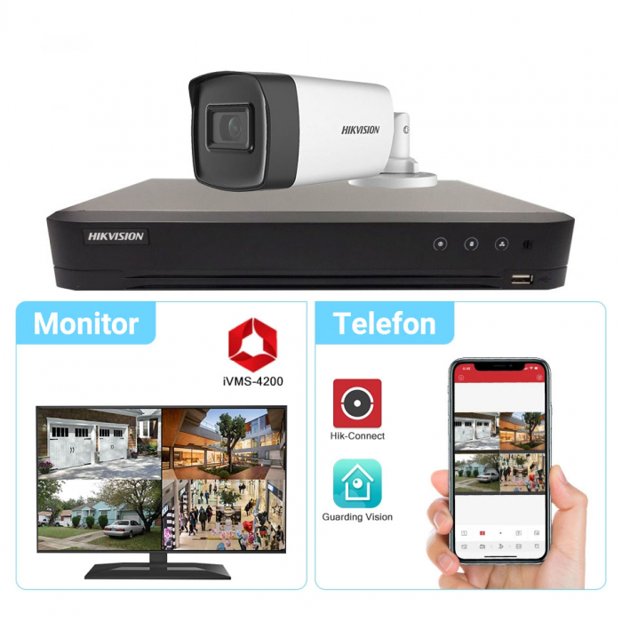 Kit sistem supraveghere 2 camere 5Mpx IR [5]
