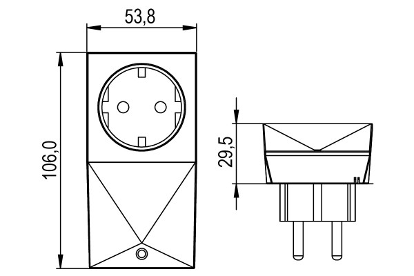 Priză inteligentă de tip F Air Loxone - Smart Socket Air Type F [5]