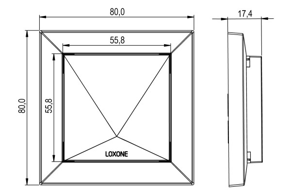 Senzor de Temperatura Loxone Tree Alb - Room Comfort Sensor Tree White [5]
