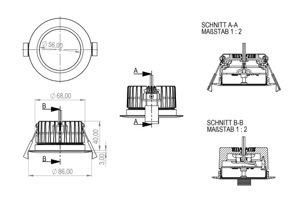 Senzor de prezență montat încastrat alb loxone- Flush-mounted Presence Sensor Tree White [3]