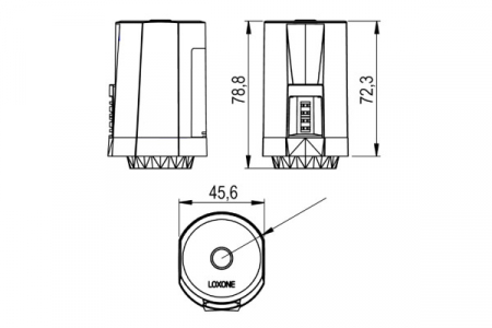 Actuator termic smart Loxone - Valve Actuator Tree [2]
