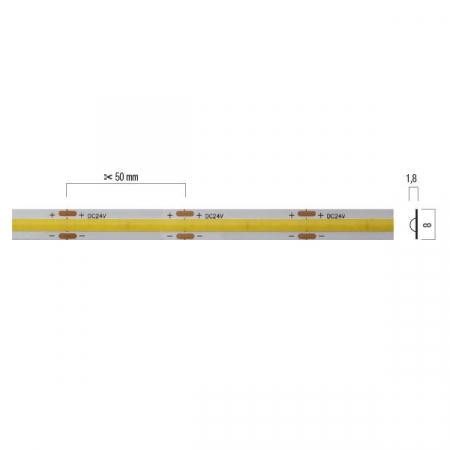 Banda Led COB 3000K CRI90 5M [1]
