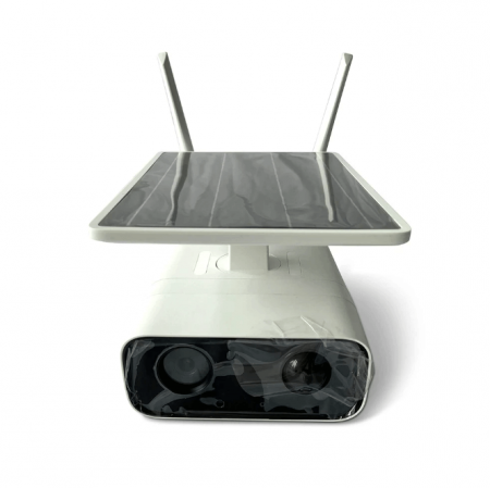 Camera supraveghere exterior IP cu panou solar profesionala, 4G, 4MB, slot card microSD, microfon si difuzor [5]