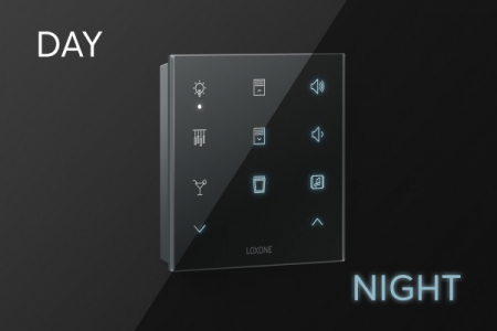 Întrerupător Smart Loxone Touch Pure Flex Tree Anthracite [3]