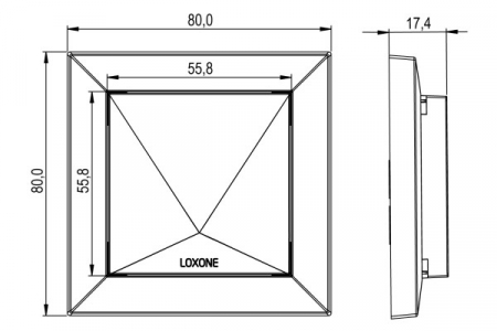 Senzor de Temperatura Loxone Tree Alb - Room Comfort Sensor Tree White [4]