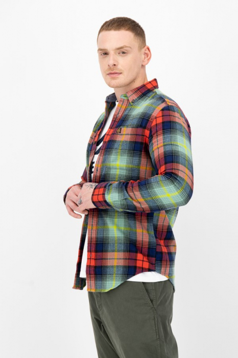 Camasa imprimeu carouri SUPERDRY, S [2]