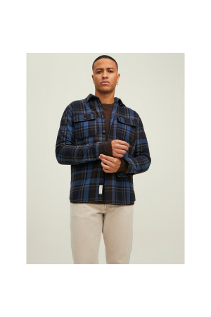 Cămașă carouri, Jack&Jones, Albastru, S